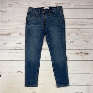 Madewell Blue Skinny Jeans with Classic Tapered Fit